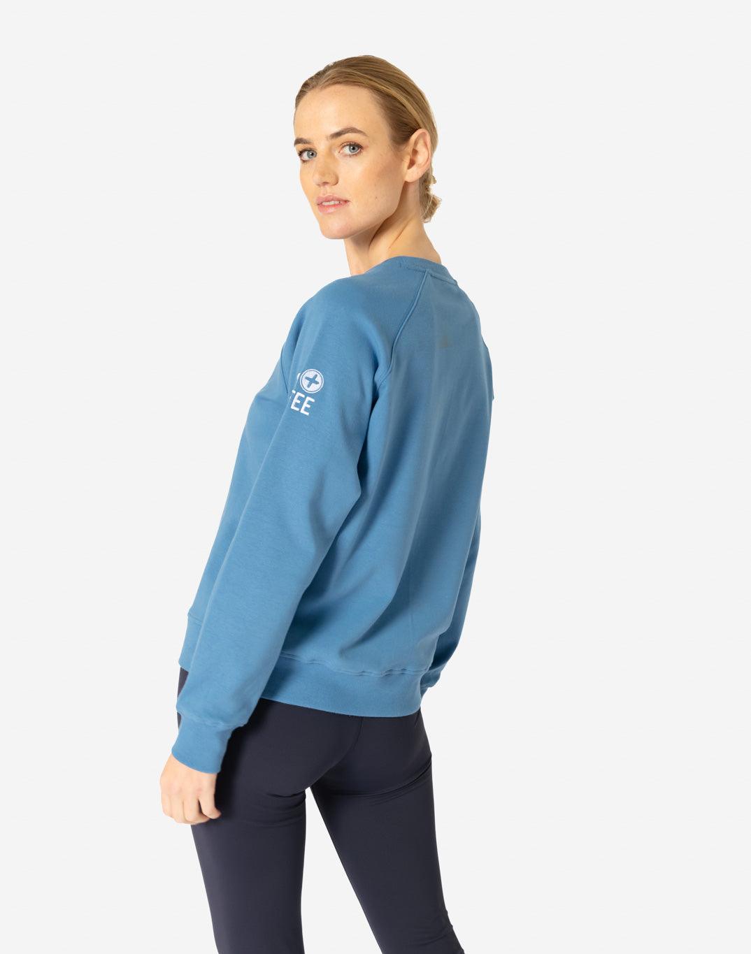 Chill Base Crew in Astral Blue - Sweatshirts - Gym+Coffee IE