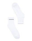Quarter Length Everyday Sock in White - Socks - Gym+Coffee IE