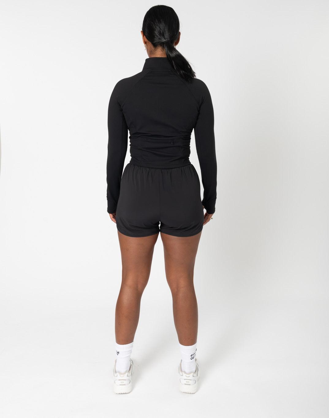 Relentless 2in1 3.5&quot; Shorts in Black