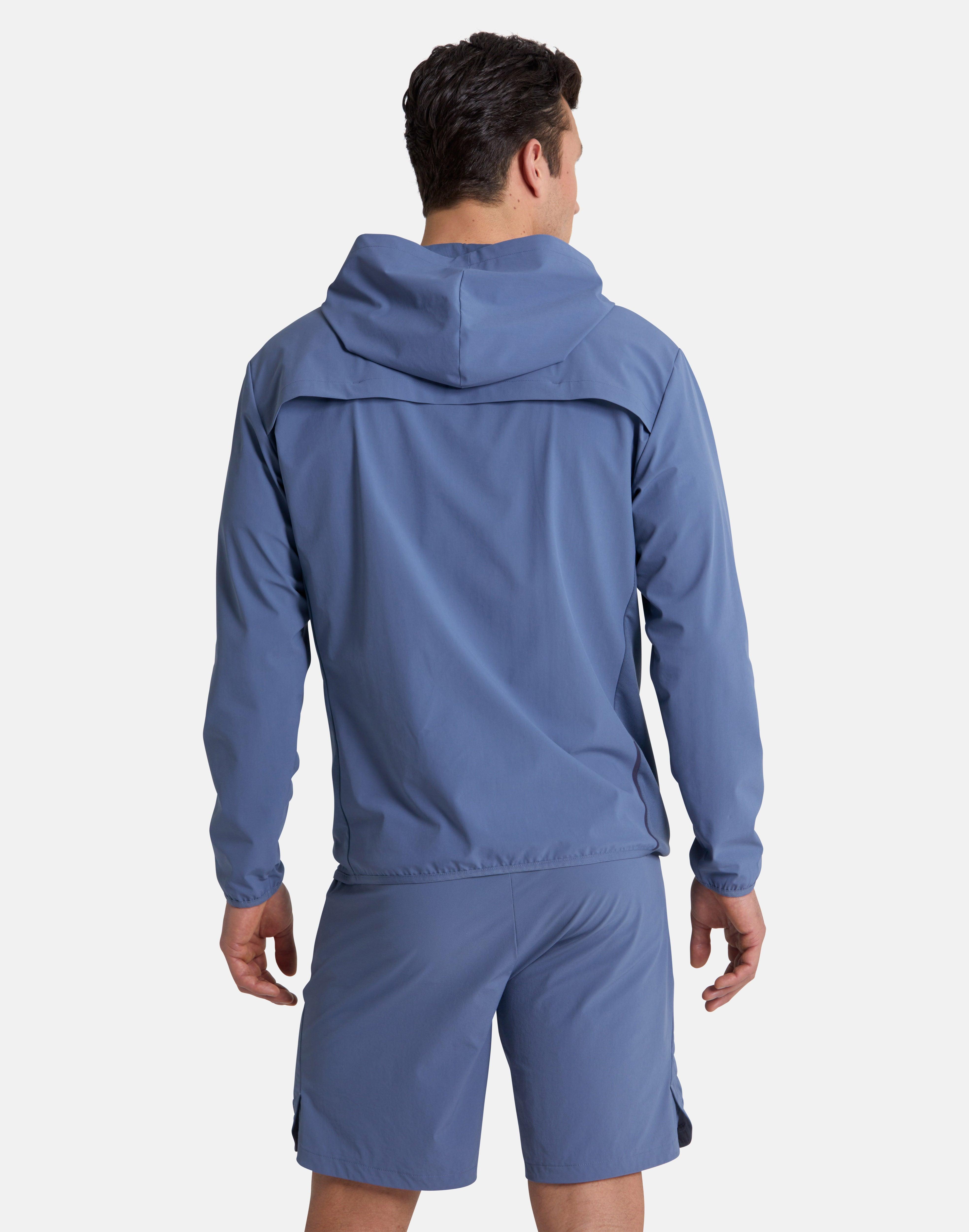 Adaptive 1/2 Zip Jacket in Thunder Blue - Outerwear - Gym+Coffee