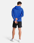 Celero Hooded Long Sleeve in Earth Blue - Mid Layer - Gym+Coffee