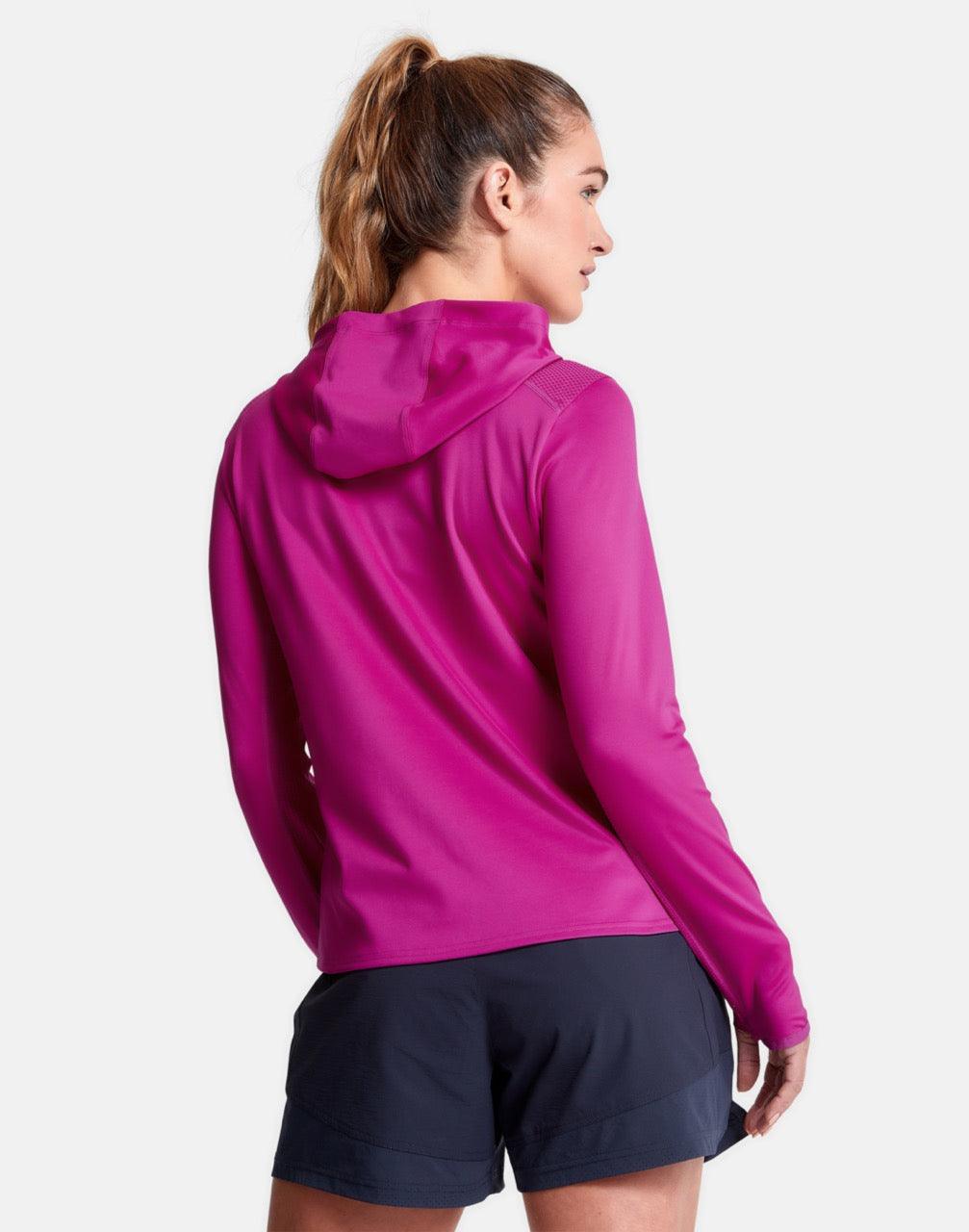 Celero Hooded Long Sleeve in Party Plum - Mid Layer - Gym+Coffee IE