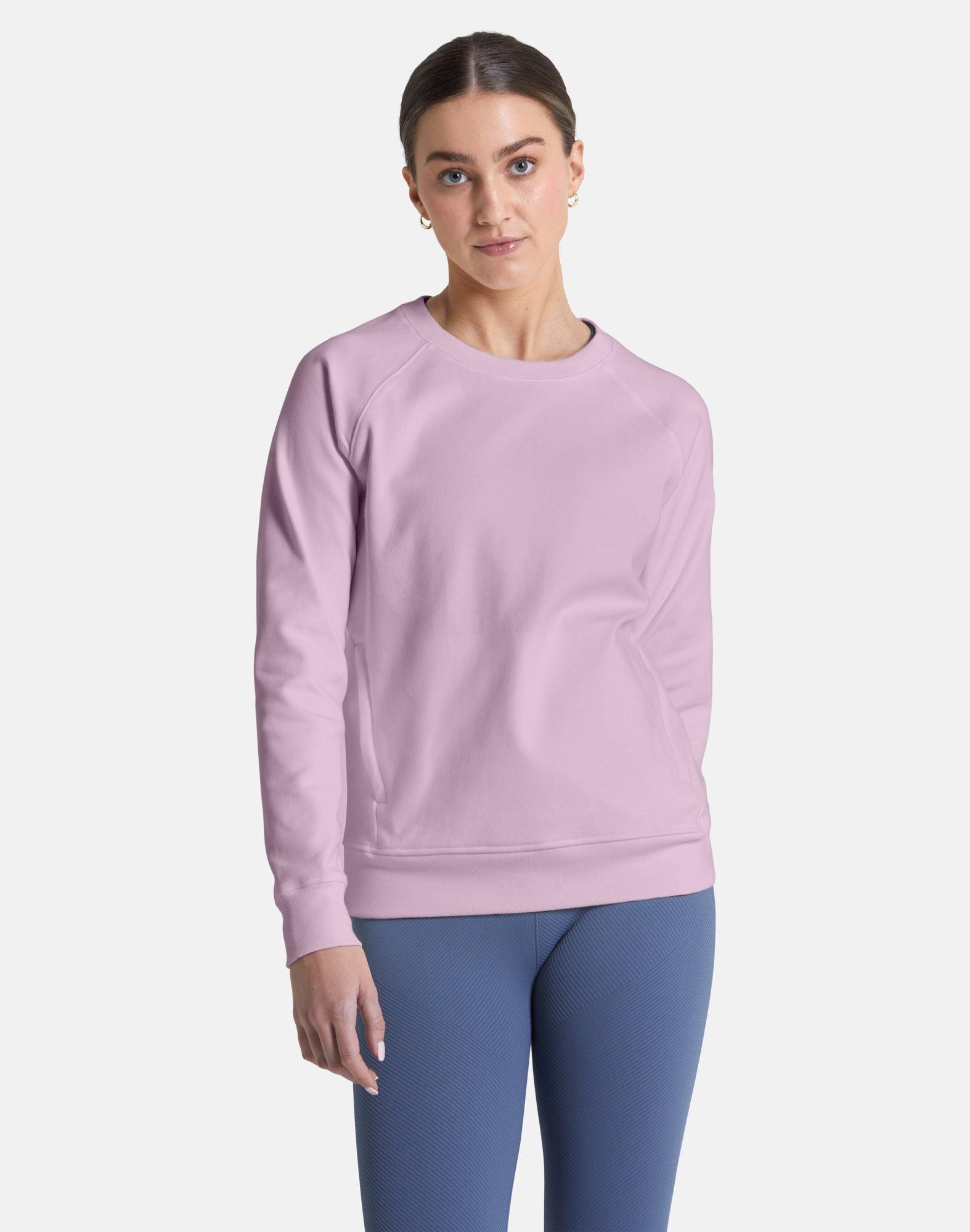 Essential Crew in Pale Pink - Sweatshirts - Gym+Coffee