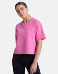 Essential Crop Tee In Empower Pink - T-Shirts - Gym+Coffee IE
