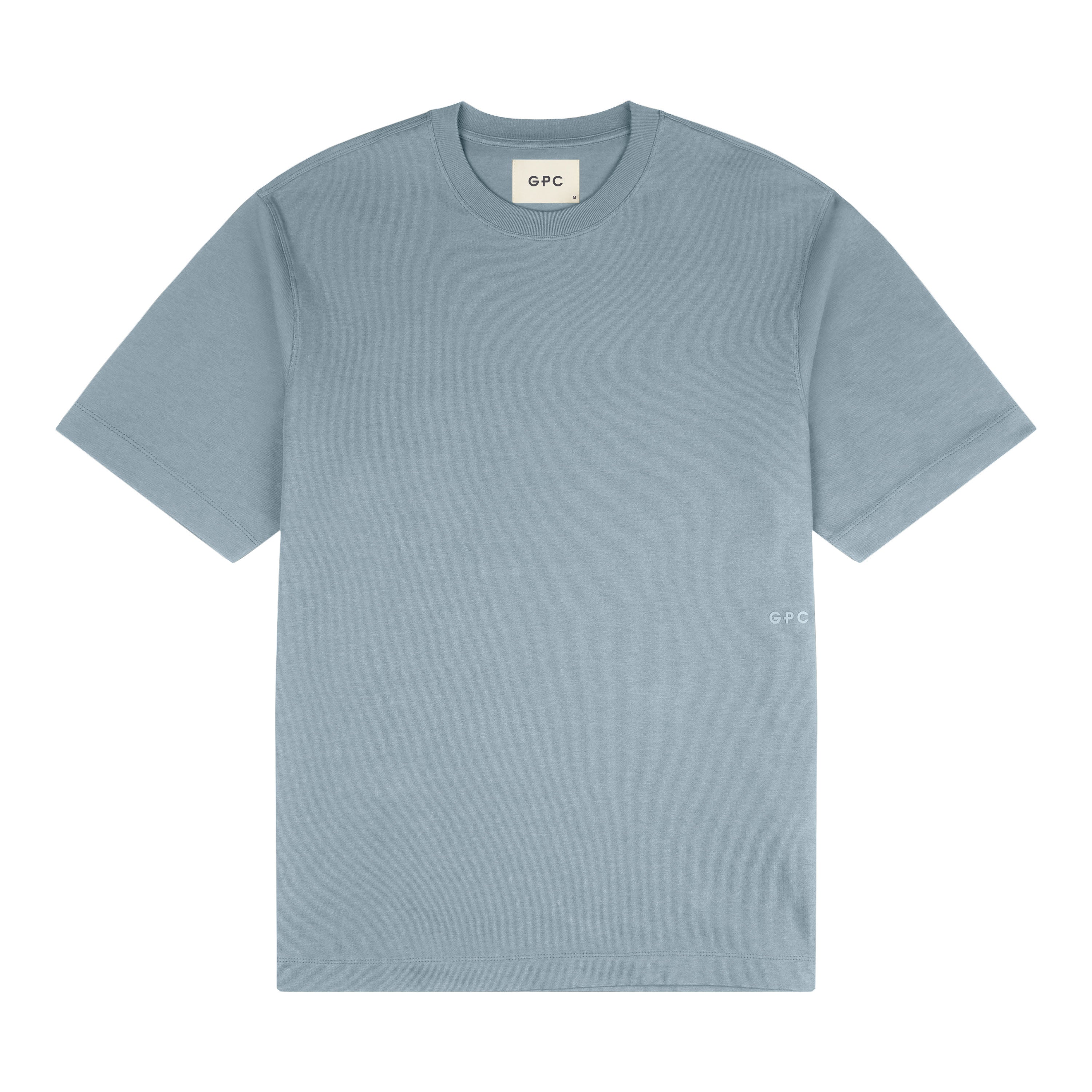 The Tee in Chalk Blue