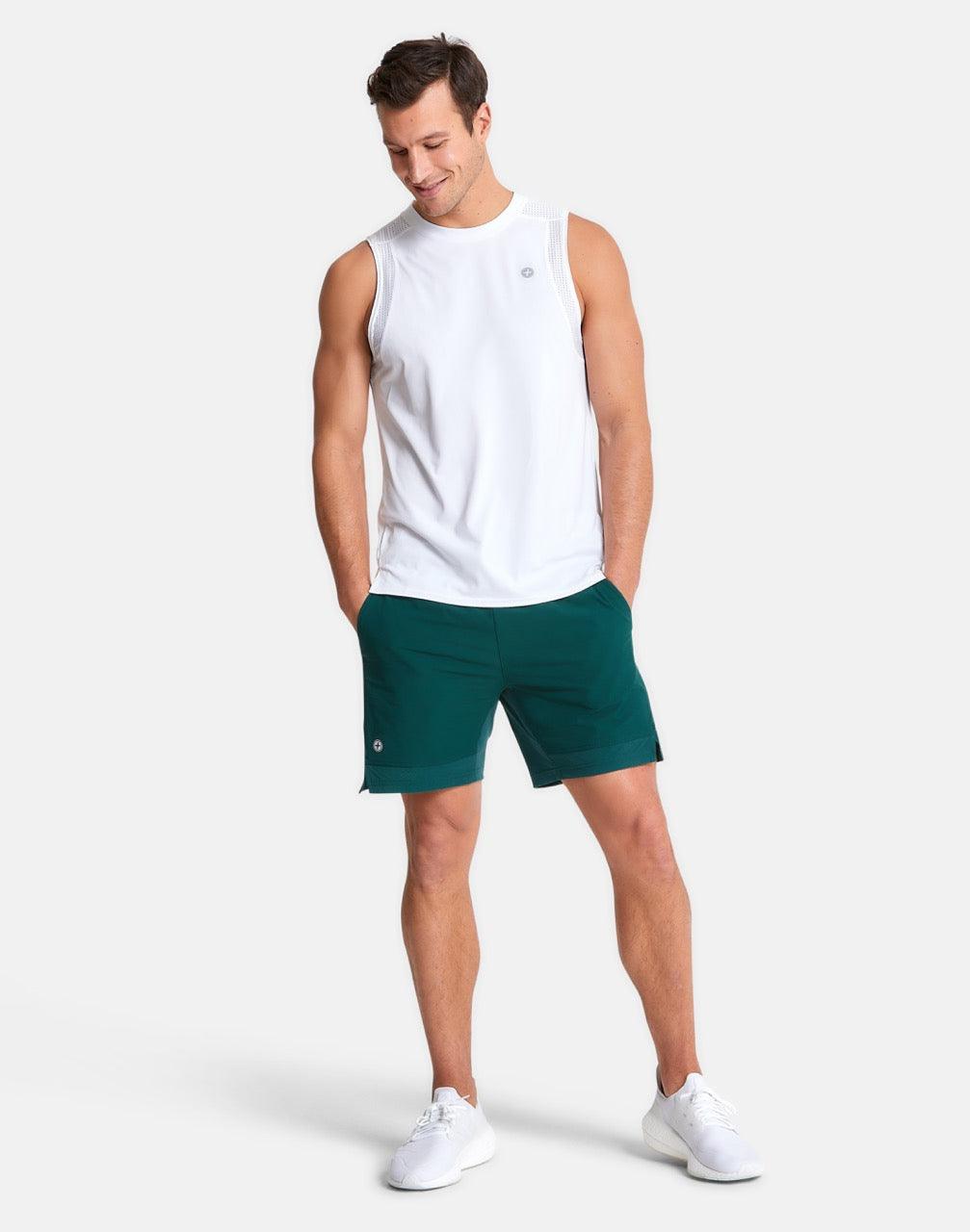 Mens Celero Vest in Striker White - Tanks - Gym+Coffee IE