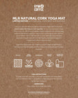 MLR Natural Cork Yoga Mat - Equipment - Gym+Coffee IE