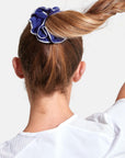 Reflective Scrunchie in Earth Blue - Headwear - Gym+Coffee IE