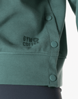 Side Snap Crew in Fern Green - Sweatshirts - Gym+Coffee
