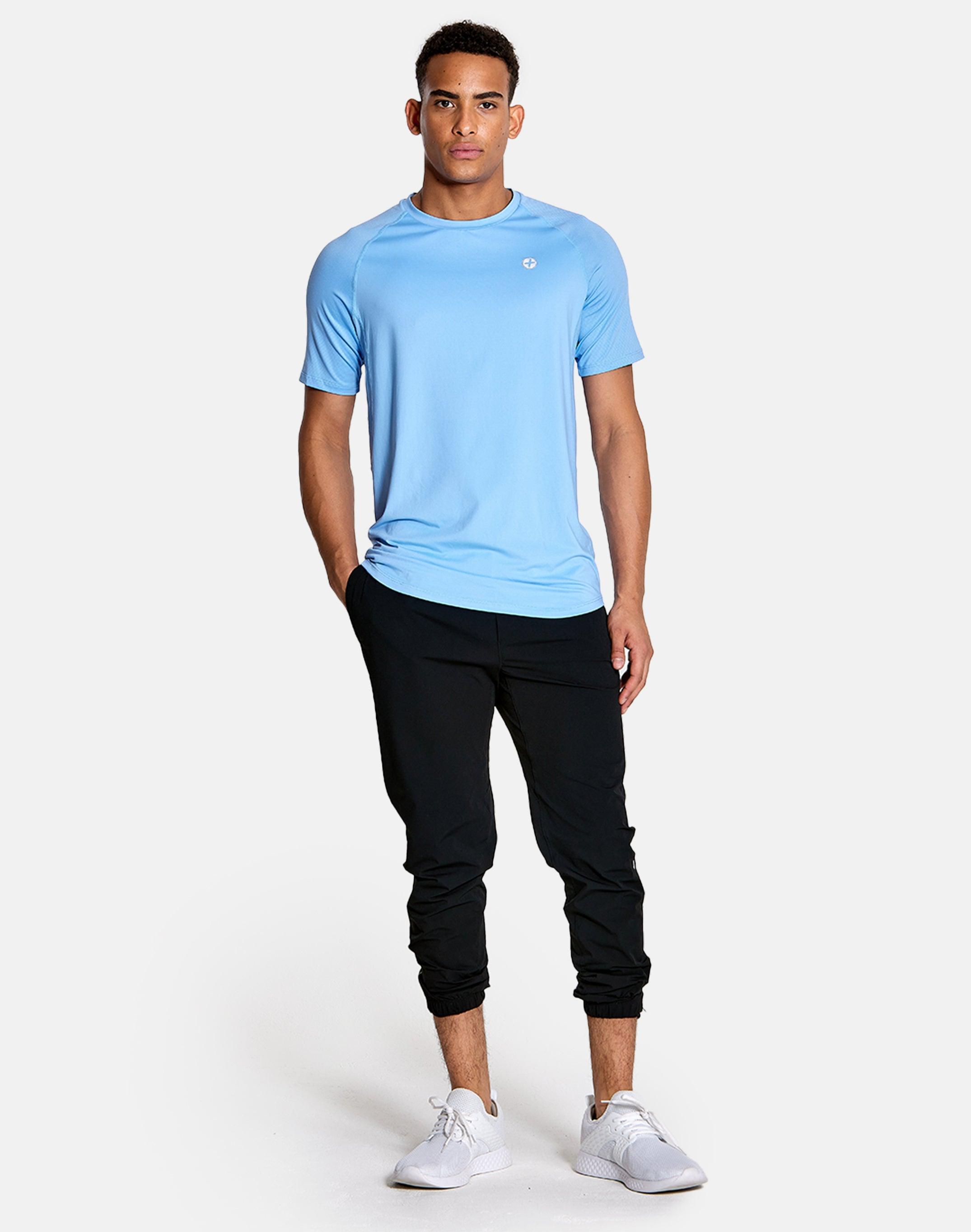 Surge Tee in Blue - T-Shirts - Gym+Coffee